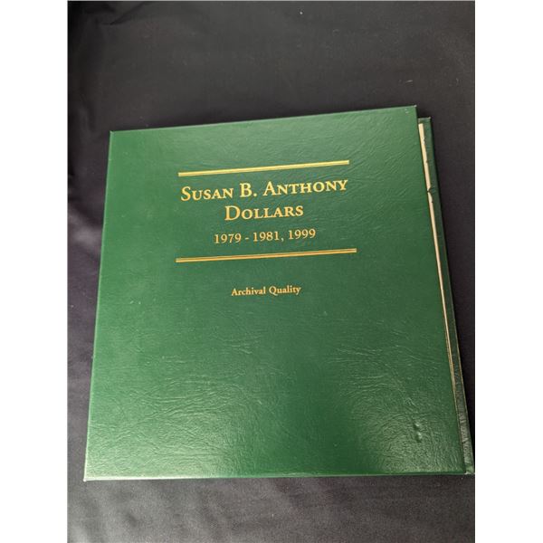 A US Susan B Anthony Dollar Full Set, 1979-1981 plus 1999