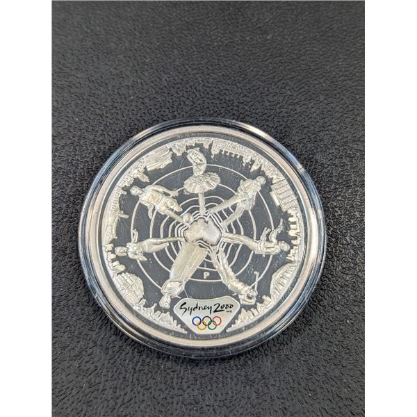 AUSTRALIA $5.00 2000 SYDNEY OLYMPICS 1 Ounce.999 FINE SILVER PROOF