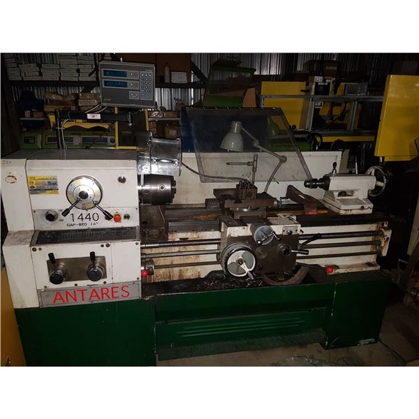 ANTARES Lathe 14" x 40" with Digital Read Out and Safety