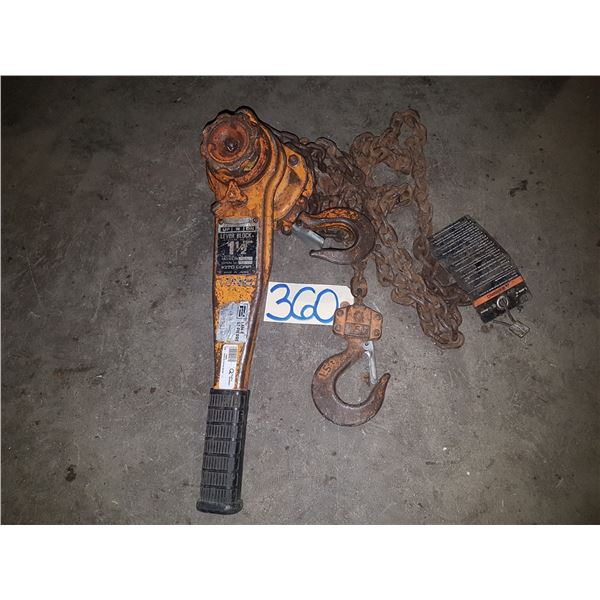 Lever Block Chain Hoist 1,5 Ton