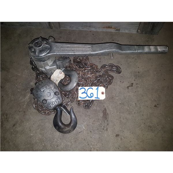 CM Lever Block Chain Hoist 3 Ton