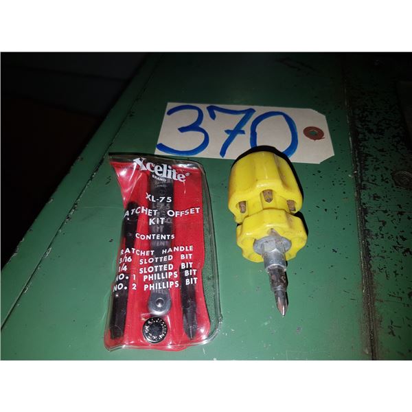 Set of small Switch ScrewDriver & Ratchet Driver