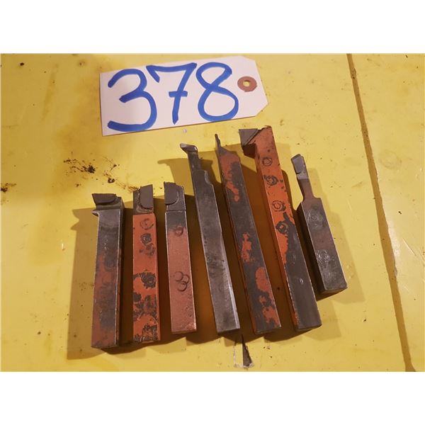 Lot(7) of assorted Carbide Tip Tool Bit 1/2 