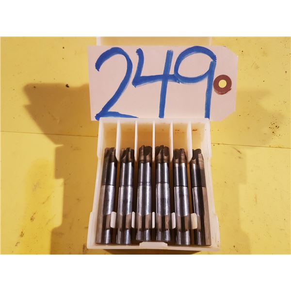 Box(6) of Solid Carbide Stub Radius End Mill .495  shank 1/2 