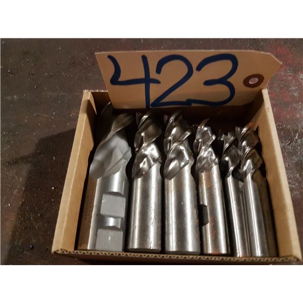 Lot(6) of assorted Roughing style End Mill for Aluminum