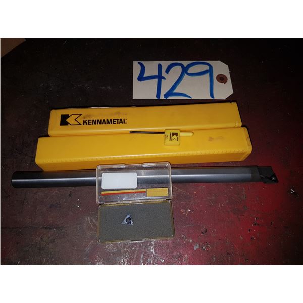 New Kennametal Carbide Boring Bar 5/8  with BORAZON (CBN) TCMT 21.51