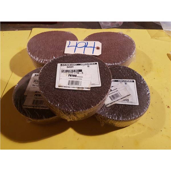 Lot(5)of Pack(10) STANDARD ABRASIVE Velcro Sanding Disc 7" Gr. Coarse