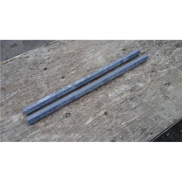 2 Shaft hexagone 1 1/8" x 25"