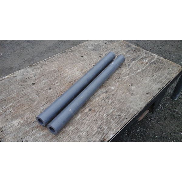 2 Tube PVC 1 1/4" x 2 1/4" x 29"