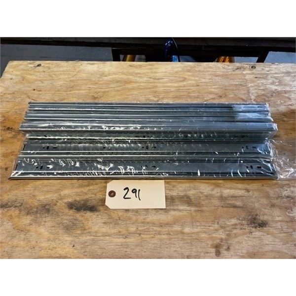 GLISSIÈRES 22PO / LOT DE 4 PAIRES (TOTAL 8)