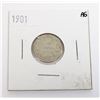Image 1 : 1901 CANADIAN SILVER 10 CENT COIN (92.5% SILVER)