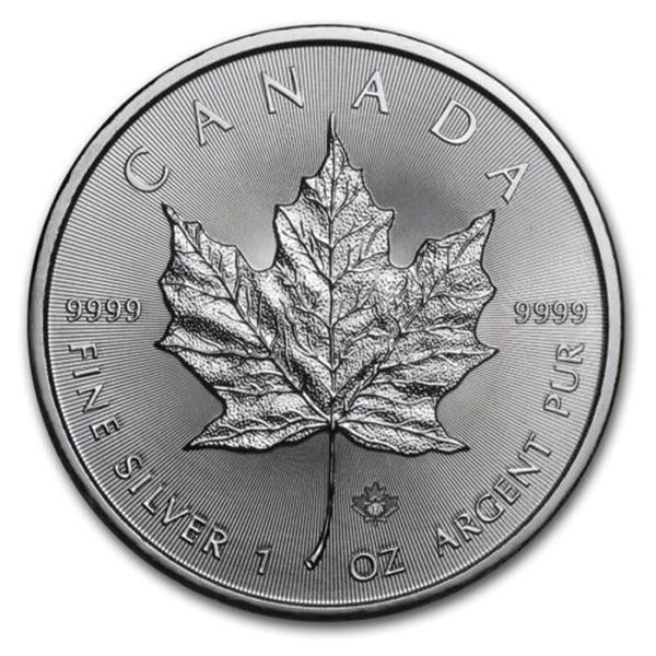 1-OZ 2017 CANADIAN MAPLE LEAF SILVER COIN