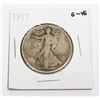 1917 USA WALKING LIBERTY HALF DOLLAR (90% SILVER)