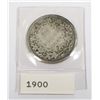 Image 1 : 1900 CANADIAN CANADA 25 CENT COIN (92.5% SILVER)