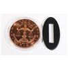 Image 1 : 1-OZ FINE COPPER ROUND LIBRA, COMES WITH