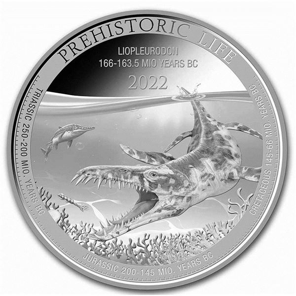 LIOPLEURODON REPTILE PREHISTORIC LIFE 2022 1-OZ