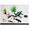 Image 1 : PLESIOSAURUS DIAORAMA WITH MED SIZE COIN EASEL
