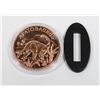 Image 1 : 1-OZ FINE COPPER APATOSAURUS ROUND IN CAPSULE