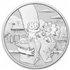 Image 1 : 1-OZ MARGE AND MAGGIE SILVER COIN