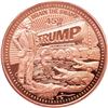 Image 1 : 1-OZ FINE COPPER TRUMP THEME ROUND DRAIN THE