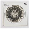 Image 1 : 1964 CANADA SILVER DOLLAR PROOF LIKE