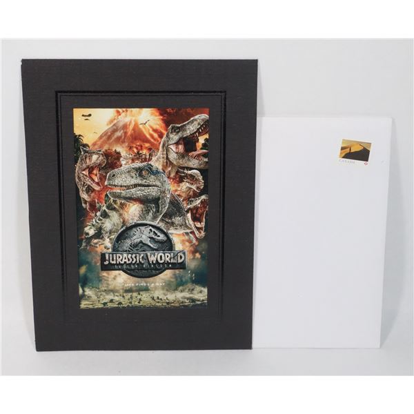 JURASSIC WORLD MINI POSTER WITH EASEL PICTURE