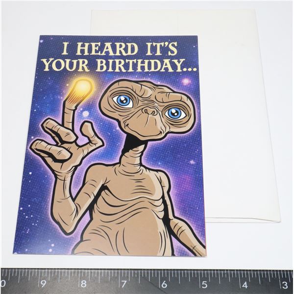 ET BIRTHDAY CARD