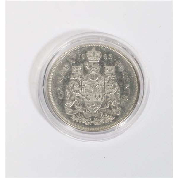 1963 CANADA HALF DOLLAR COIN 0.3-OZ SILVER CONTENT