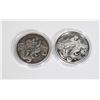 Image 2 : PACIFIC MERMAID 2021 TWO TALA 1-OZ PURE SILVER
