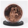 Image 3 : 1-OZ FINE COPPER ROUND -ICE AGE SERIES- GIANT