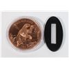 Image 1 : 1-OZ FINE COPPER ROUND-ICE AGE SERIES.