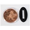 Image 1 : 1-OZ FINE COPPER ROUND-ICE AGE SERIES.