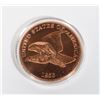 Image 1 : 1-OZ FLYING EAGLE COPPER ROUND IN CAPSULE