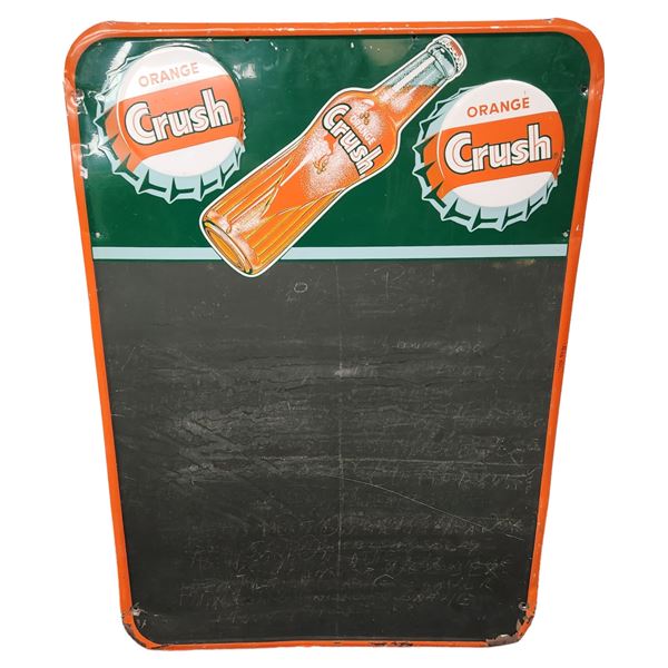 Self Framed Embossed Orange Crush Chalkboard Test Site