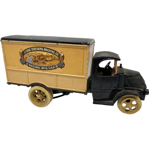 Case Threshing Machine Advertising Die Cast Truck Bank - Test Site
