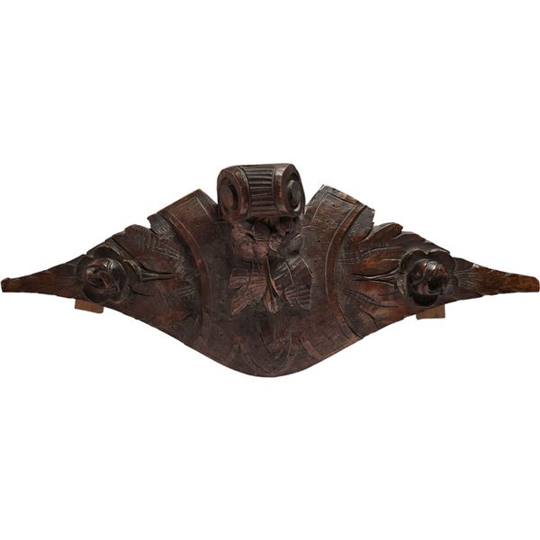 Carved Furniture Mantle Topper