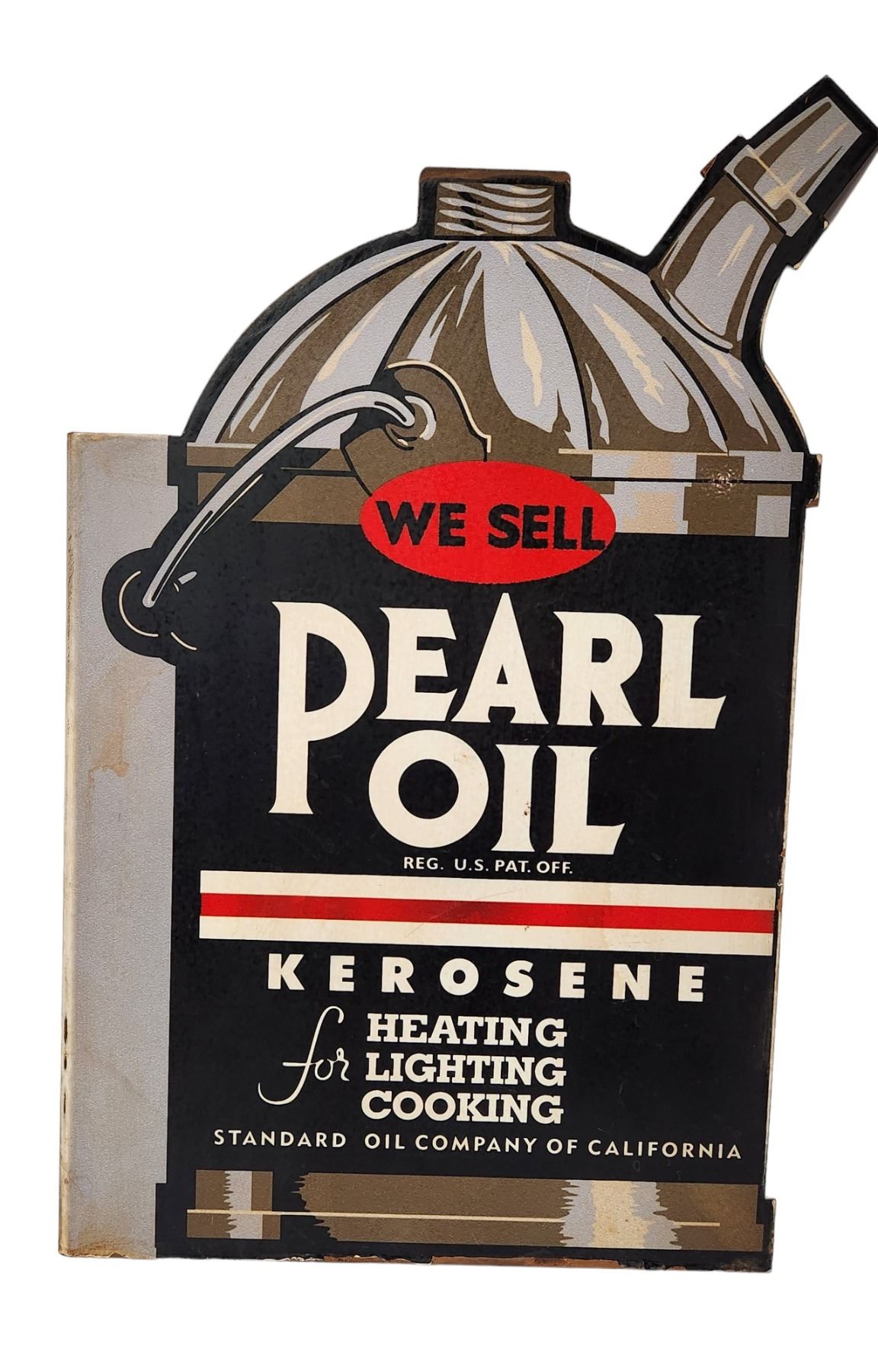 Rare Porcelain Pearl Oil Kerosene For Heating Lighting And Cooking Flange