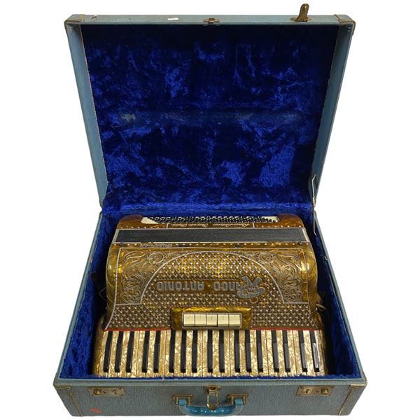 Vintage Ranco. Antonio Accordion In Original Case