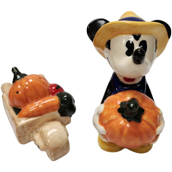 Vintage Mickey Mouse Salt And Pepper Shaker