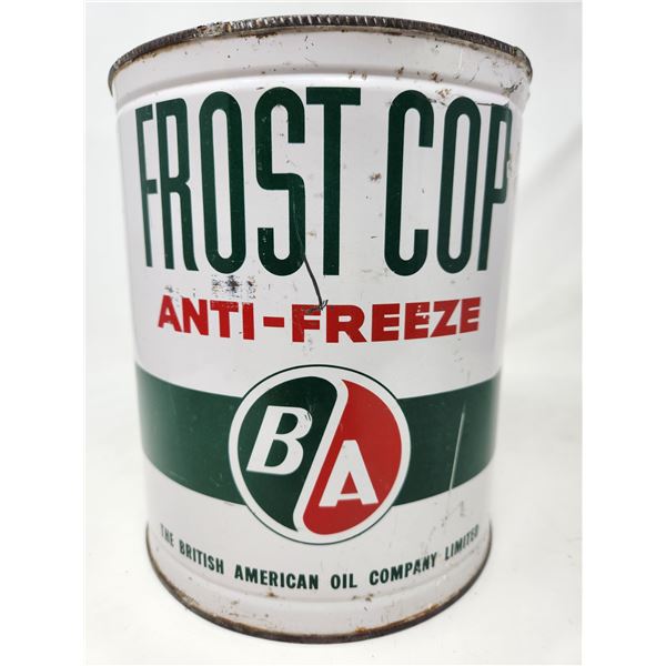 Vintage B/A Frost Cop Antifreeze, 1 Gallon Can (Empty)