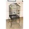 Image 1 : MEDIUM SIZE BIRDCAGE ON METAL STAND