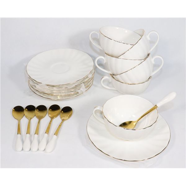 UNCLAIMED TEA DISHES SET