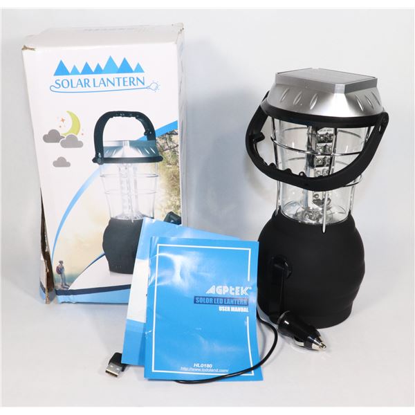 OPEN BOX: SOLAR HAND CRANK LANTERN