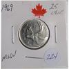 Image 1 : 1969 25 CENT PF-66 LOOK CLOSELY AT THE COIN