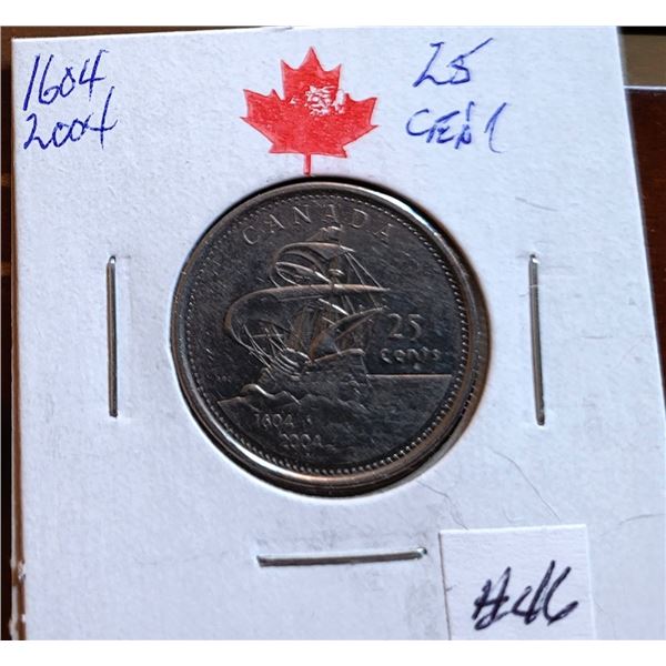 1604-2004 QUARTER MS-64
