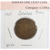 Image 1 : 1915 CANADIAN ONE CENT COIN