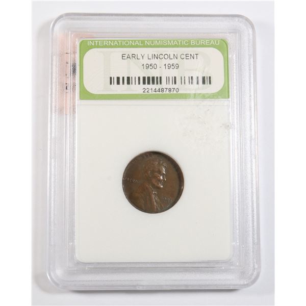 EARLY LINCOLN CENT 1950-1959