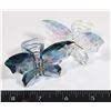 Image 1 : 2 NEW CRYSTAL LOOK CLAW CLIP HAIR CLIPS