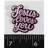 Image 1 : NEW JESUS LOVES YOU LAPEL PIN