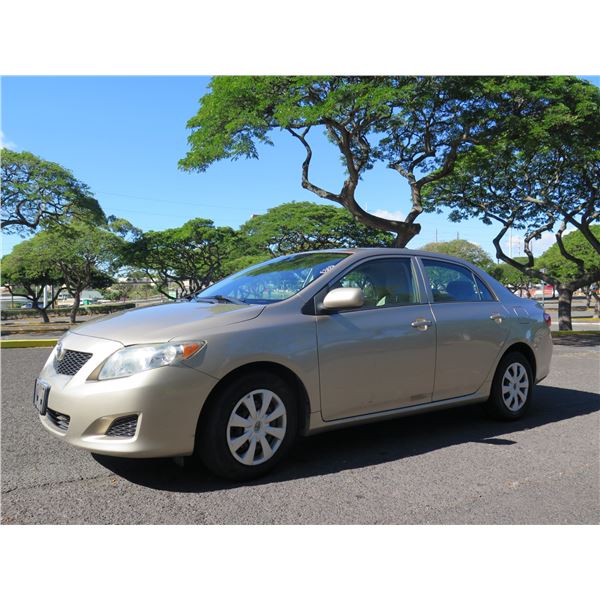 2009 Toyota Corolla Sedan 59572 Miles VIN: 1NXBU40E19Z122058 (Starts & Runs See Video)